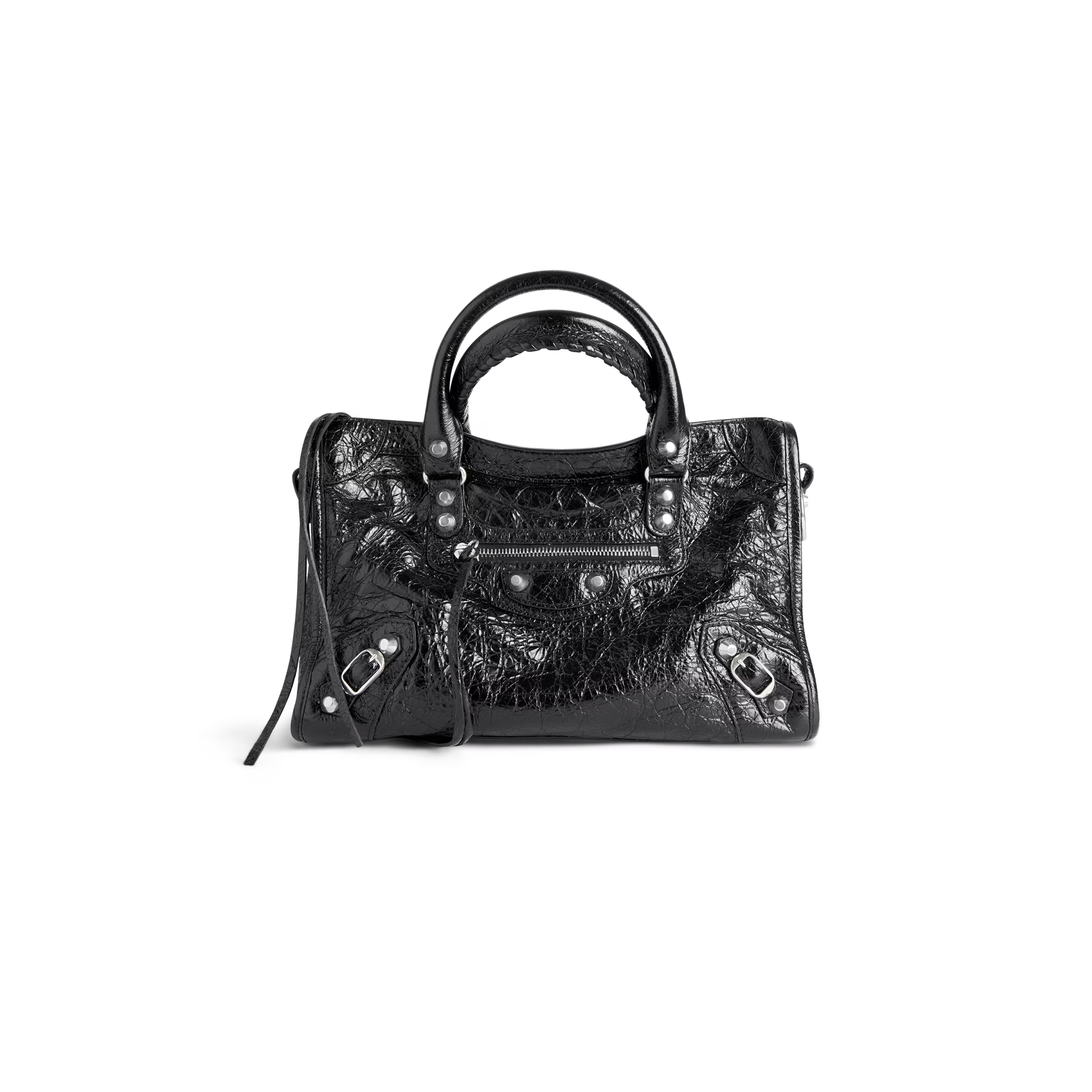BALENCIAGA LE CITY SMALL BAG IN BLACK 8114422AA9S1000 (29.9*19.1*9.9cm)